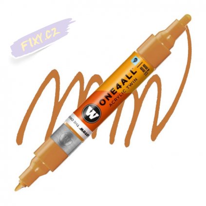 22011 1 molotow akrylovy one4all twin tip ocher brown light