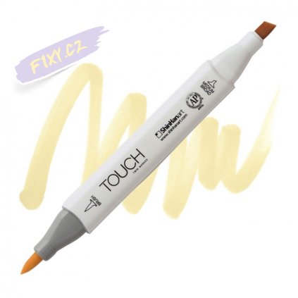 2202 2 br109 pearl white touch twin brush marker