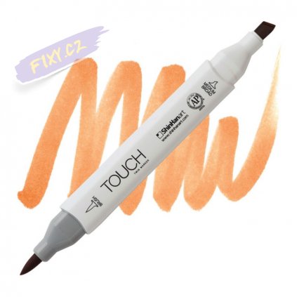 2205 2 br111 brown touch twin brush marker