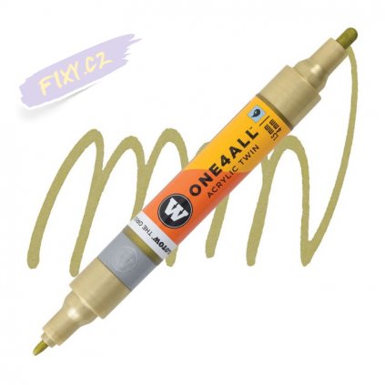 22074 1 molotow akrylovy one4all twin tip metallic gold