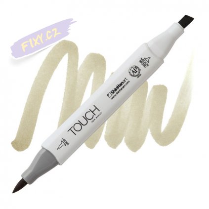 2217 2 br115 flax touch twin brush marker