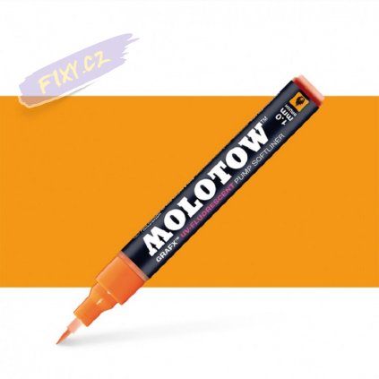 22443 3 molotow lihovy grafx oranzovy uv fluorescent neon brush