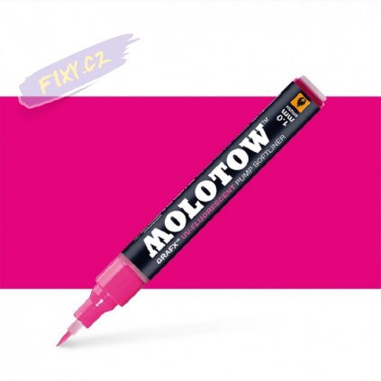 22446 3 molotow lihovy grafx ruzovy uv fluorescent neon brush