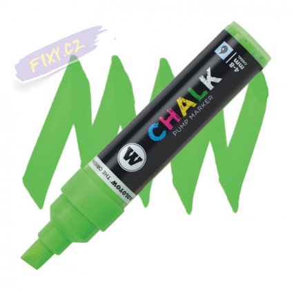 22905 3 molotow kridovy chalk na sklo 4 8mm zeleny neon