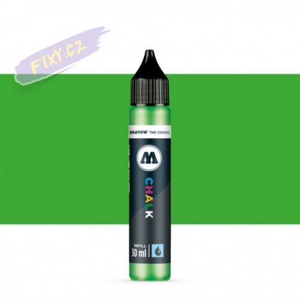 22971 3 molotow refill ink pro kridovy chalk na sklo zeleny neon