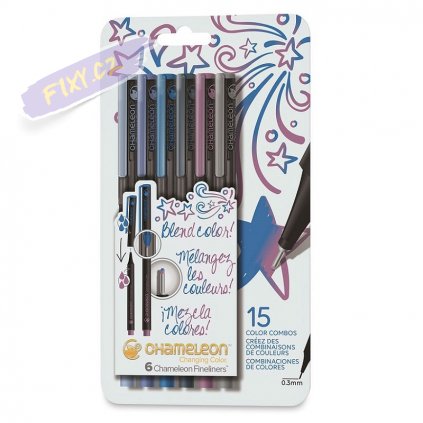 23559 4 chameleon fineliner 6ks studene