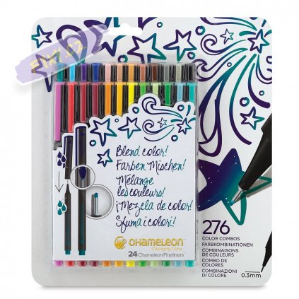 23568 4 chameleon fineliner 24ks zakladni