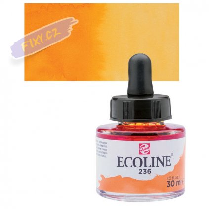 23634 4 ecoline aquarell ink 30ml 236 light orange