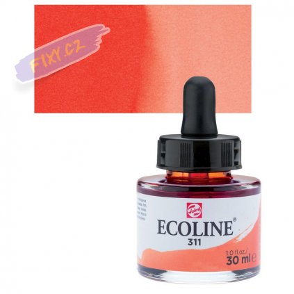 23649 4 ecoline aquarell ink 30ml 311 vermilion