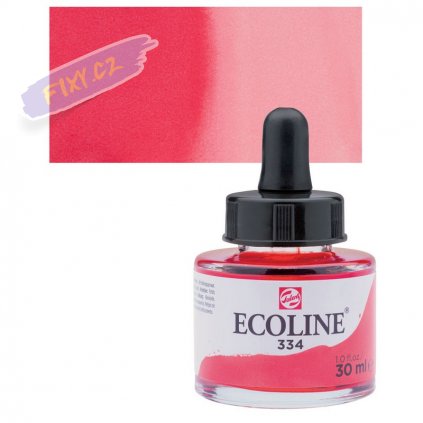 23655 4 ecoline aquarell ink 30ml 334 scarlet