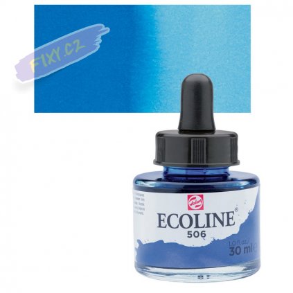 23700 4 ecoline aquarell ink 30ml 506 ultramarine deep