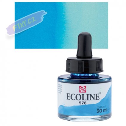 23724 4 ecoline aquarell ink 30ml 578 sky blue