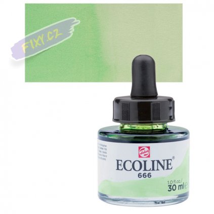 23760 4 ecoline aquarell ink 30ml 666 pastel green