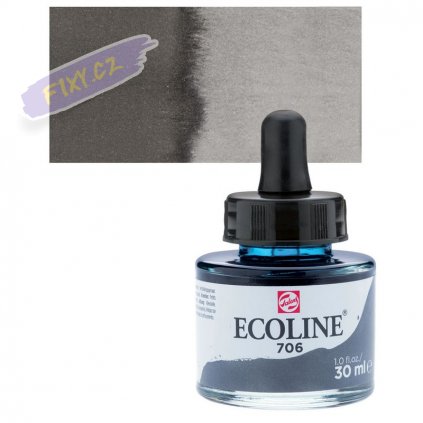 23769 4 ecoline aquarell ink 30ml 706 deep grey