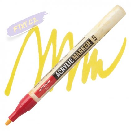 23802 2 amsterdam acrylic marker 2mm 223 naples yellow deep