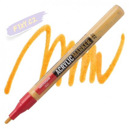 23805 2 amsterdam acrylic marker 2mm 227 yellow ochre