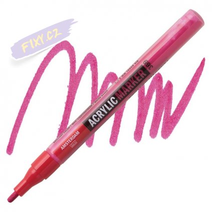 23829 2 amsterdam acrylic marker 2mm 369 primary magenta