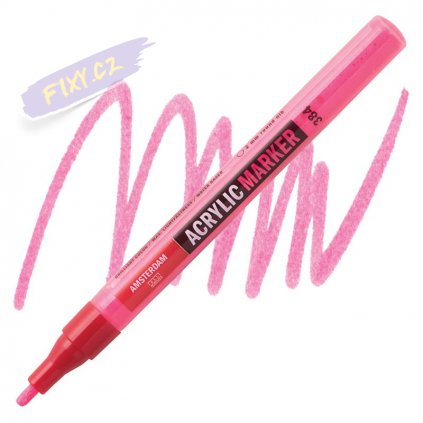 23832 2 amsterdam acrylic marker 2mm 384 reflex rose