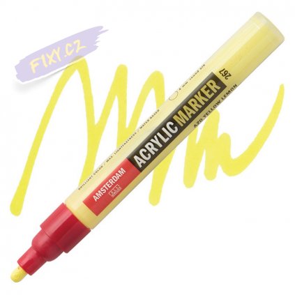 23904 2 amsterdam acrylic marker 4mm 267 azo yellow lemon