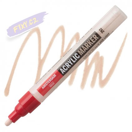 23916 2 amsterdam acrylic marker 4mm 292 naples yellow red light