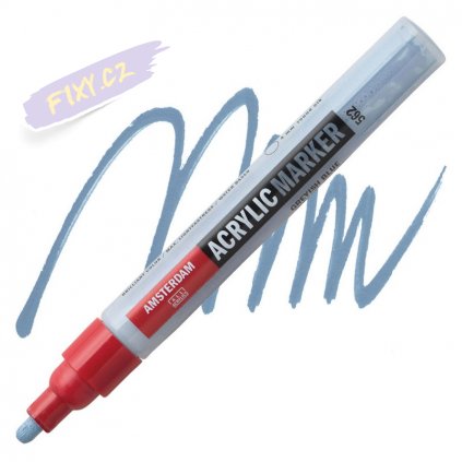 23967 2 amsterdam acrylic marker 4mm 562 greyish blue