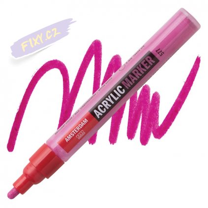 23979 2 amsterdam acrylic marker 4mm 577 permanent red violet light