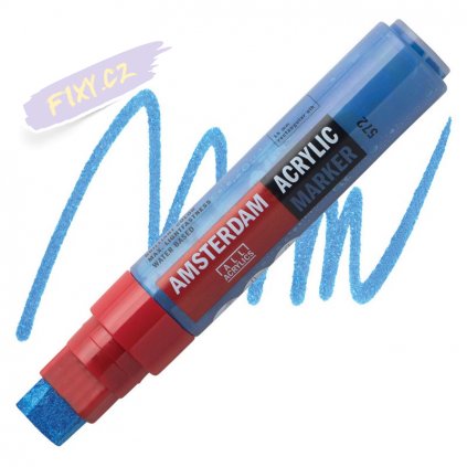 24060 2 amsterdam acrylic marker 15mm 572 primary cyan