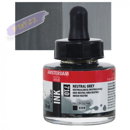 24204 4 amsterdam acrylic ink 30ml 710 neutral grey