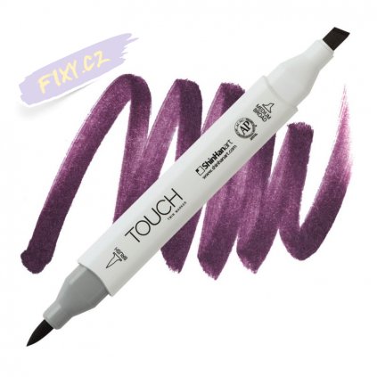 2421 2 p283 purple deep touch twin brush marker