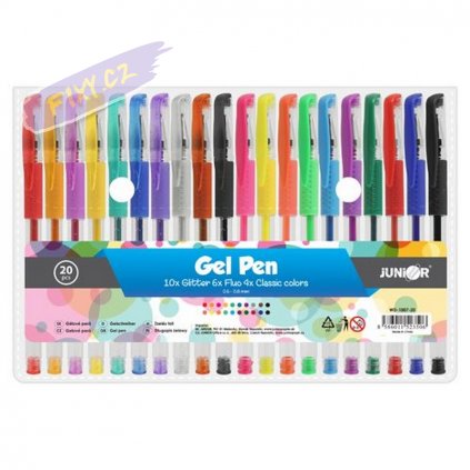 24234 1 gelove pero junior 20ks glitter fluo classic
