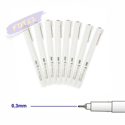 24390 1 liner marvy 0 3mm for drawing modry