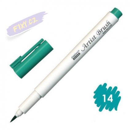 24543 2 marvy artist brush 14 turquoise