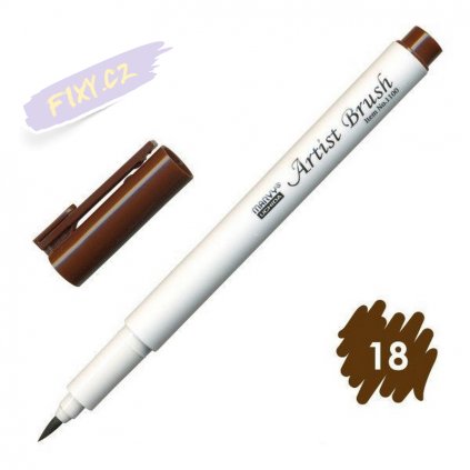 24555 2 marvy artist brush 18 dark brown