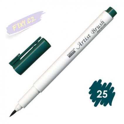 24576 2 marvy artist brush 25 bottle green