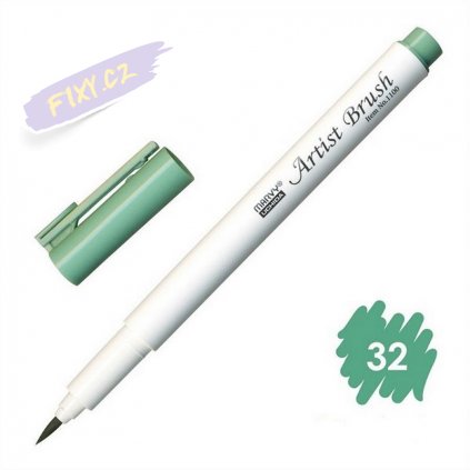 24597 2 marvy artist brush 32 laurel green