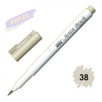 24615 2 marvy artist brush 38 oyster grey