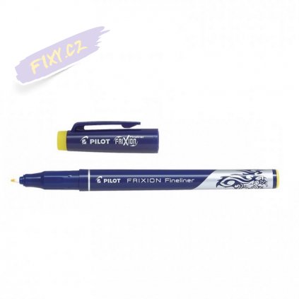 24879 3 pilot gumovaci frixion fineliner 0 45mm zluty