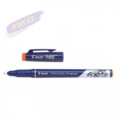 24882 3 pilot gumovaci frixion fineliner 0 45mm oranzovy