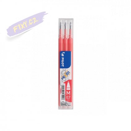 25242 1 napln pilot gumovaci frixion 07 3ks koralove ruzova