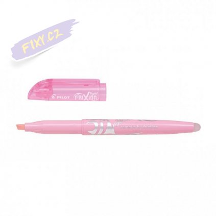 25314 3 pilot gumovaci zvyraznovac frixion light soft pastelovy ruzovy