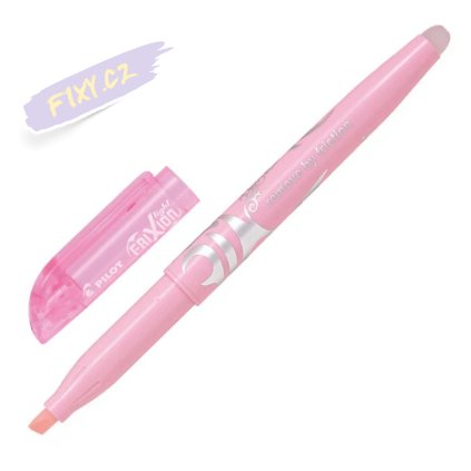 pilot frixion gumovaci zvyraznovac pastel ruzovy