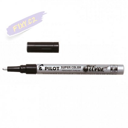 25449 3 pilot lakovy super color fine stribrny