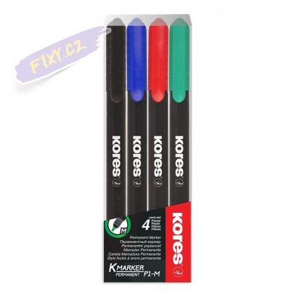 K Marker Permanent P1 M 4pcs Set