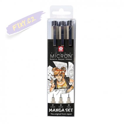 26043 2 sakura pigma micron set 3ks manga