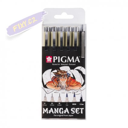 26049 2 sakura pigma micron set 6ks manga
