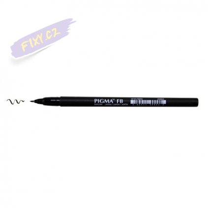 26157 2 sakura pigma pen brush tenky cerna