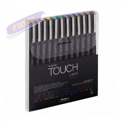 2646 2 liner touch sada 12ks barevna 0 1mm