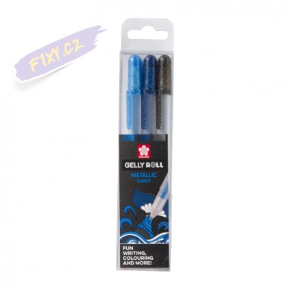 26514 2 sakura gelpen metallic set 3ks ocean