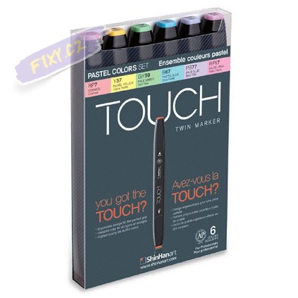 TOUCH TWIN Marker 6c SET [PASTEL COLORS]
