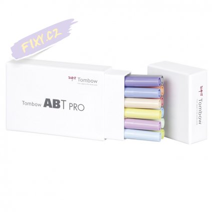 26682 5 tombow abt pro lihovy dual brush pen 12ks pastelove